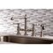 Kingston Brass KS7278PLBS English Country 8" Bridge Kitchen Faucet W/ Sprayer, Nickel KS7278PLBS - alternate 2